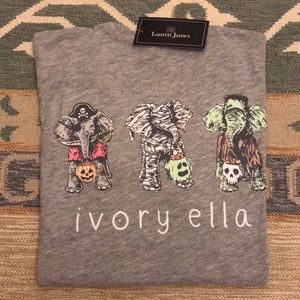 NWT Lauren James Ivory Ella Halloween TShirt